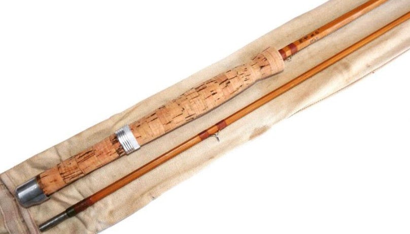 8'9”, 2/1, 6 Weight Sherrington Custom Made Bamboo Fly Rod