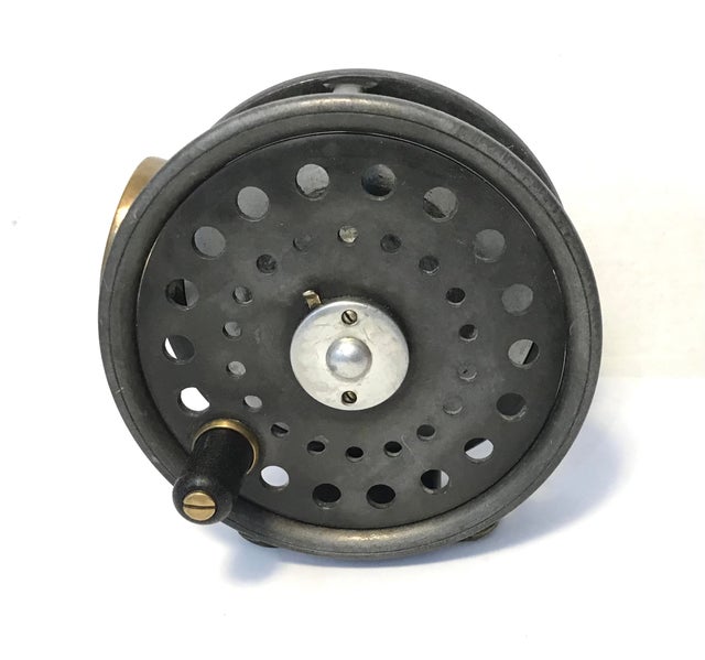 Vintage Pridex 4 Medium Width Spool Lightweight Spey Reel by JW Young 